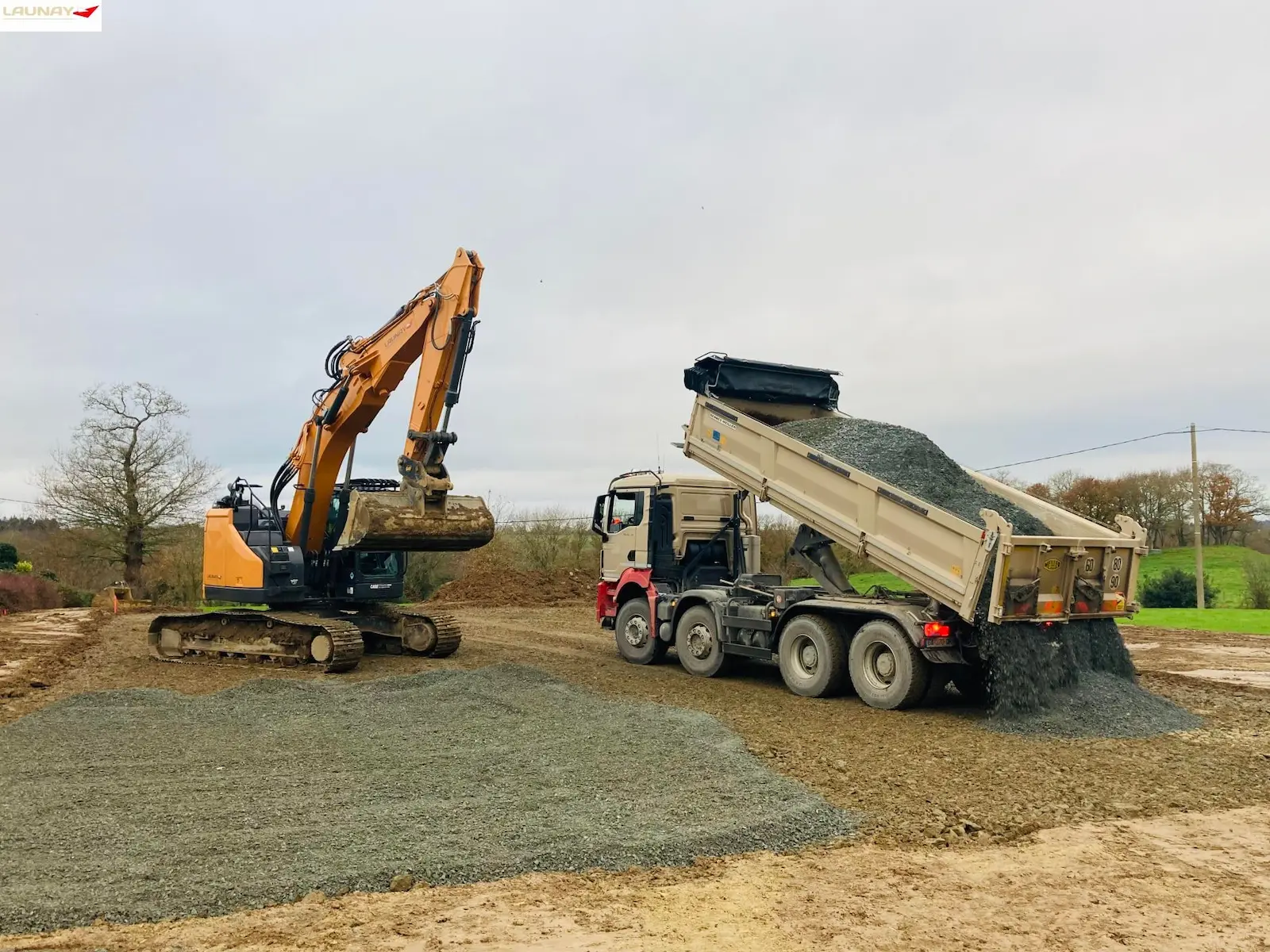 chantier de terrassement
